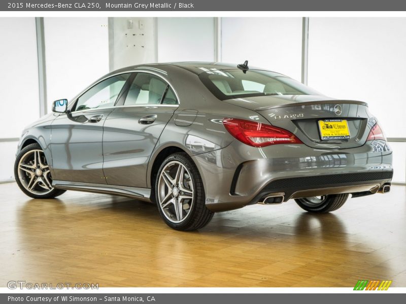Mountain Grey Metallic / Black 2015 Mercedes-Benz CLA 250