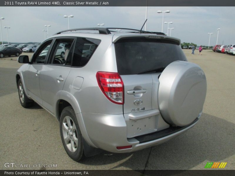 Classic Silver Metallic / Ash 2011 Toyota RAV4 Limited 4WD