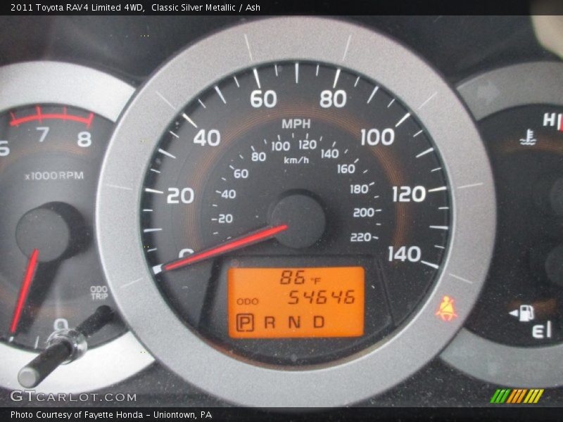 Classic Silver Metallic / Ash 2011 Toyota RAV4 Limited 4WD