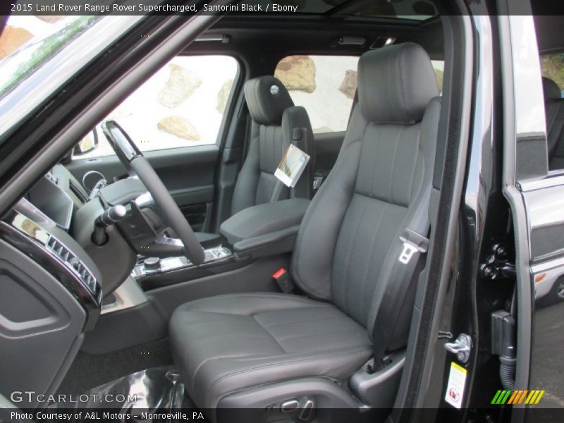 Santorini Black / Ebony 2015 Land Rover Range Rover Supercharged