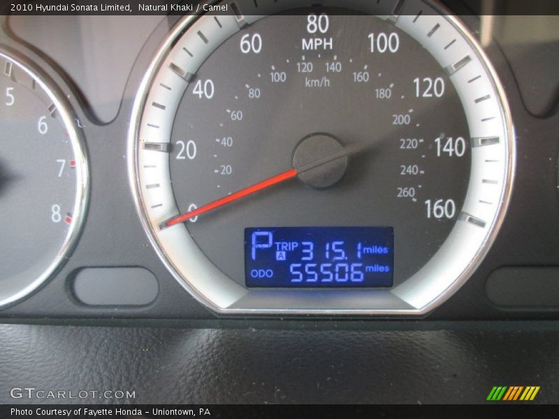 Natural Khaki / Camel 2010 Hyundai Sonata Limited