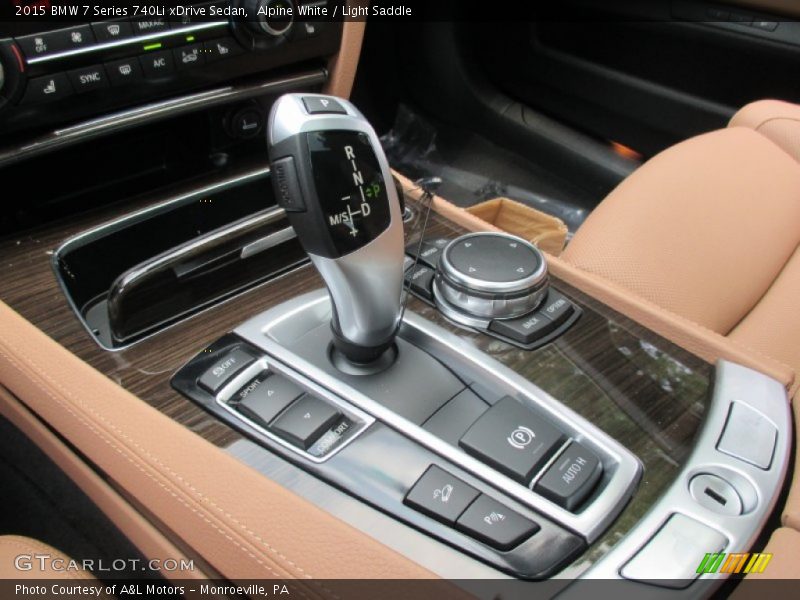 Alpine White / Light Saddle 2015 BMW 7 Series 740Li xDrive Sedan
