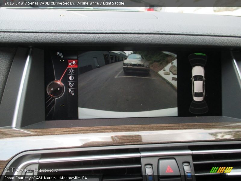 Alpine White / Light Saddle 2015 BMW 7 Series 740Li xDrive Sedan