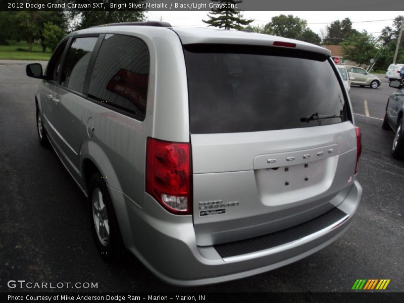 Bright Silver Metallic / Black/Light Graystone 2012 Dodge Grand Caravan SXT