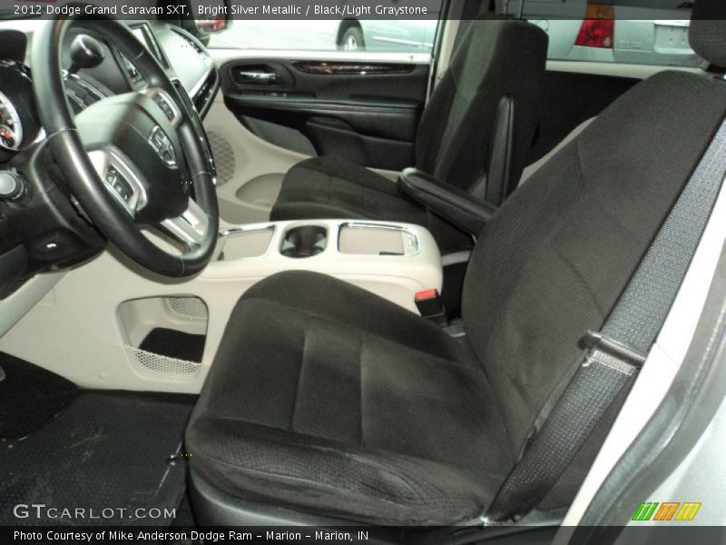 Bright Silver Metallic / Black/Light Graystone 2012 Dodge Grand Caravan SXT