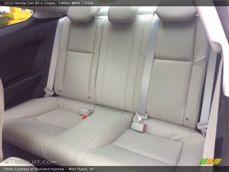 Taffeta White / Stone 2012 Honda Civic EX-L Coupe