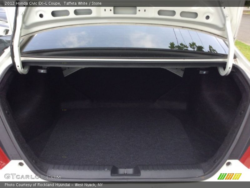 Taffeta White / Stone 2012 Honda Civic EX-L Coupe