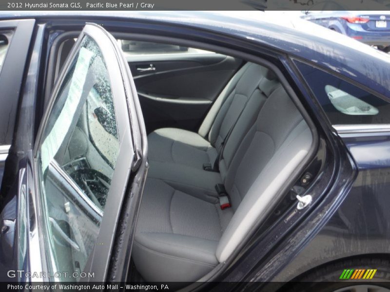 Pacific Blue Pearl / Gray 2012 Hyundai Sonata GLS