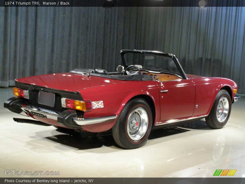 Maroon / Black 1974 Triumph TR6