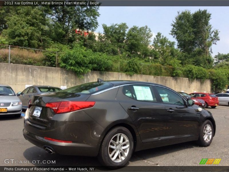 Metal Bronze Pearl Metallic / Beige 2013 Kia Optima LX