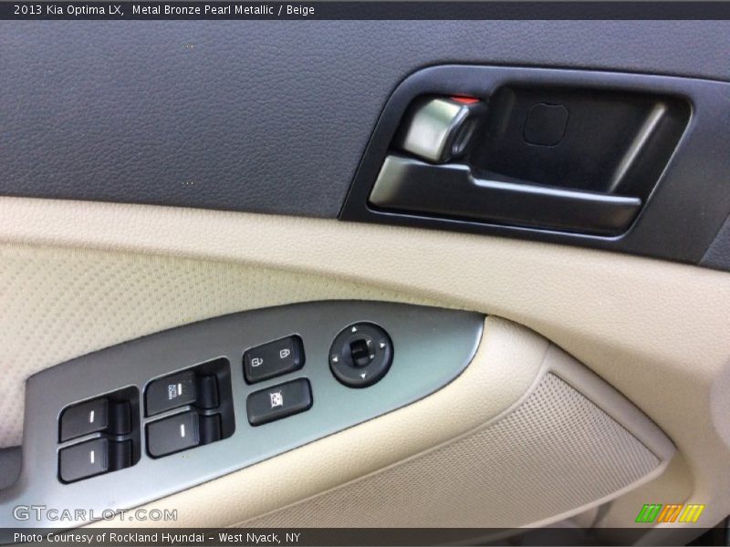 Metal Bronze Pearl Metallic / Beige 2013 Kia Optima LX