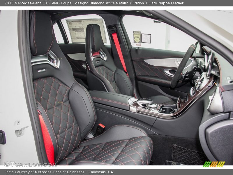 Front Seat of 2015 C 63 AMG Coupe