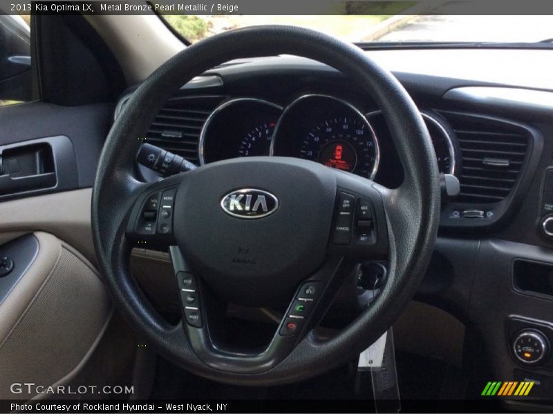Metal Bronze Pearl Metallic / Beige 2013 Kia Optima LX