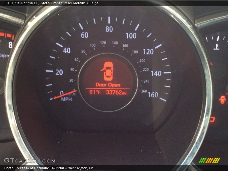 Metal Bronze Pearl Metallic / Beige 2013 Kia Optima LX