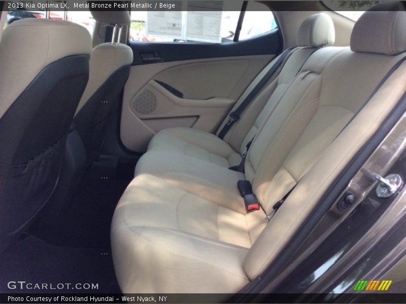 Metal Bronze Pearl Metallic / Beige 2013 Kia Optima LX