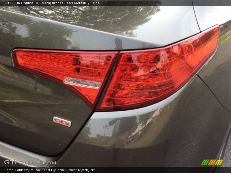 Metal Bronze Pearl Metallic / Beige 2013 Kia Optima LX