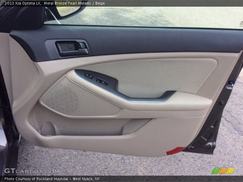 Metal Bronze Pearl Metallic / Beige 2013 Kia Optima LX