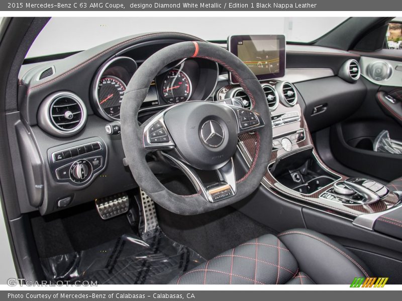 Edition 1 Black Nappa Leather Interior - 2015 C 63 AMG Coupe 