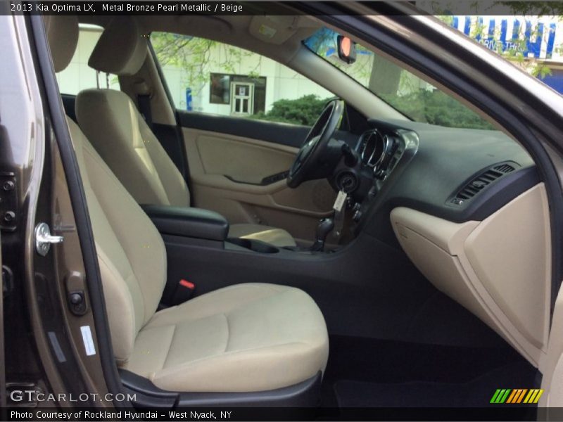 Metal Bronze Pearl Metallic / Beige 2013 Kia Optima LX