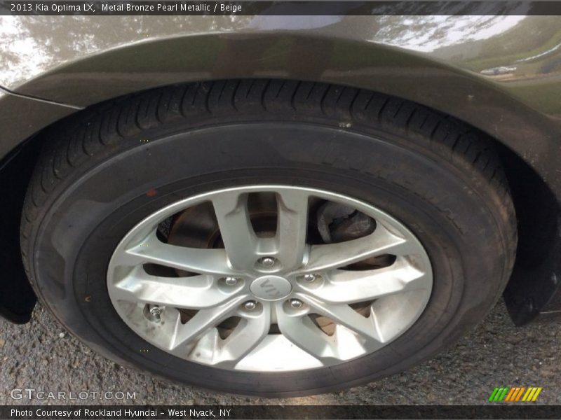 Metal Bronze Pearl Metallic / Beige 2013 Kia Optima LX