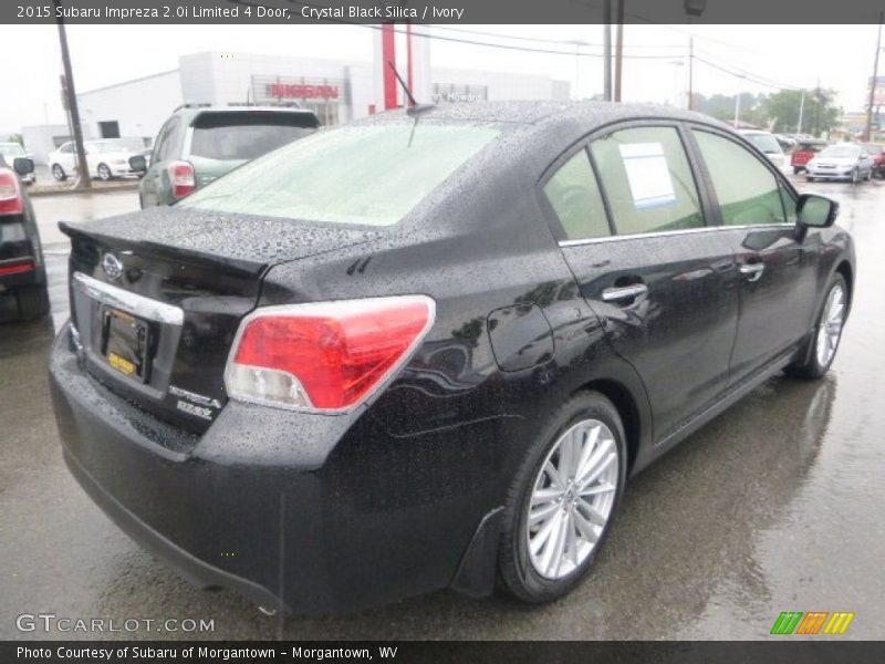 Crystal Black Silica / Ivory 2015 Subaru Impreza 2.0i Limited 4 Door