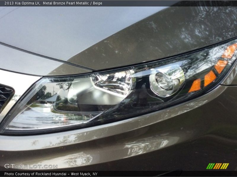Metal Bronze Pearl Metallic / Beige 2013 Kia Optima LX