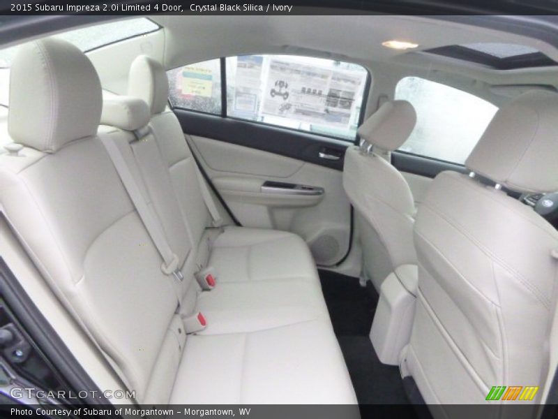 Crystal Black Silica / Ivory 2015 Subaru Impreza 2.0i Limited 4 Door