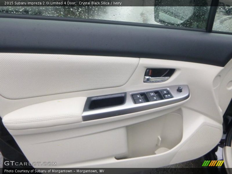 Crystal Black Silica / Ivory 2015 Subaru Impreza 2.0i Limited 4 Door