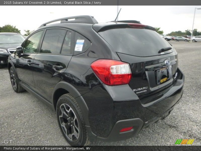 Crystal Black Silica / Ivory 2015 Subaru XV Crosstrek 2.0i Limited