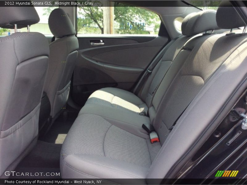 Midnight Black / Gray 2012 Hyundai Sonata GLS