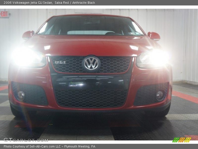 Salsa Red / Anthracite Black 2006 Volkswagen Jetta GLI Sedan