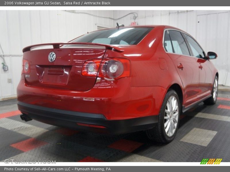 Salsa Red / Anthracite Black 2006 Volkswagen Jetta GLI Sedan