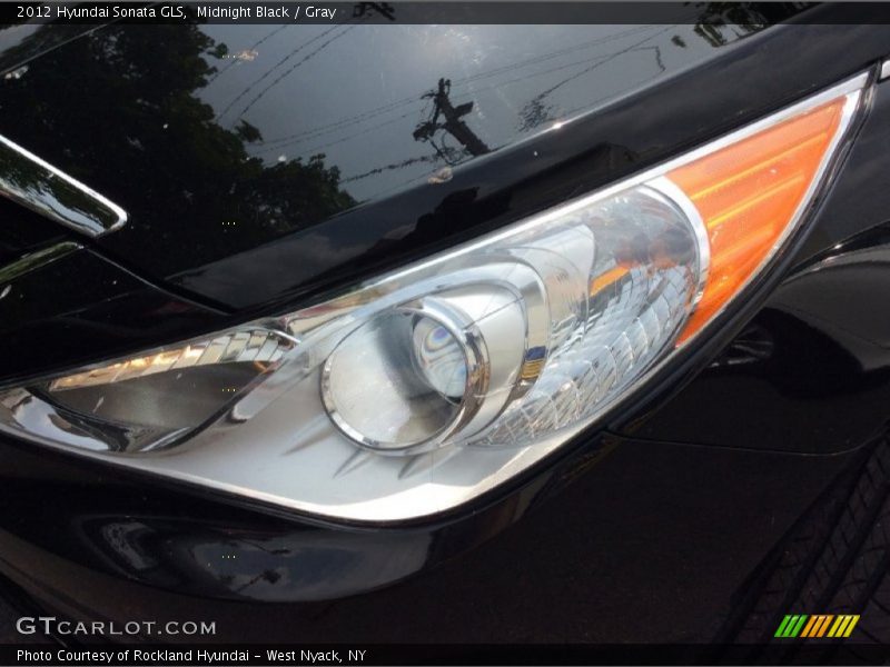 Midnight Black / Gray 2012 Hyundai Sonata GLS