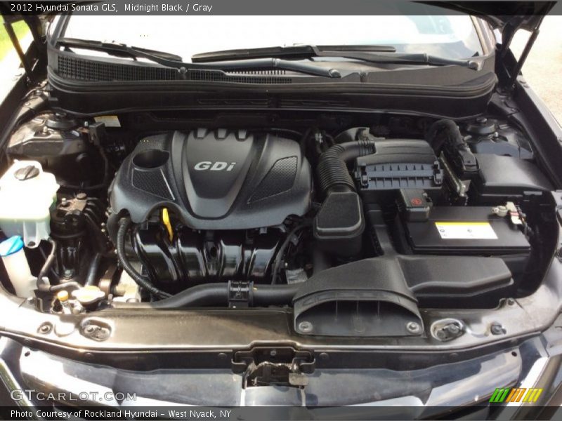 Midnight Black / Gray 2012 Hyundai Sonata GLS