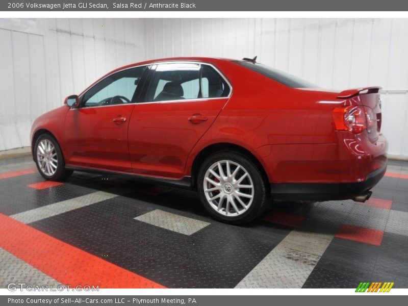 Salsa Red / Anthracite Black 2006 Volkswagen Jetta GLI Sedan
