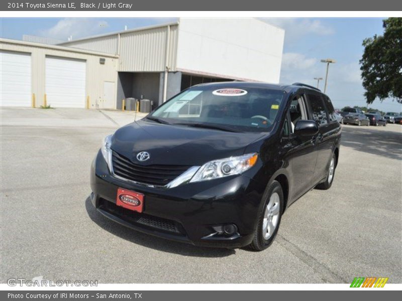 Black / Light Gray 2014 Toyota Sienna LE