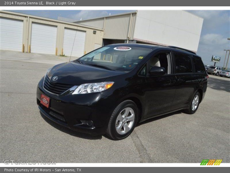 Black / Light Gray 2014 Toyota Sienna LE