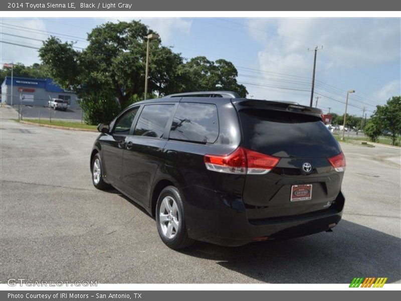 Black / Light Gray 2014 Toyota Sienna LE