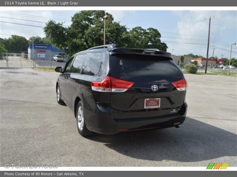 Black / Light Gray 2014 Toyota Sienna LE