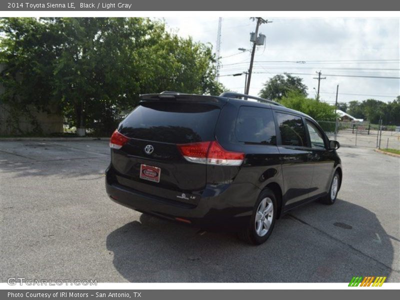 Black / Light Gray 2014 Toyota Sienna LE