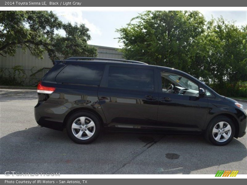 Black / Light Gray 2014 Toyota Sienna LE
