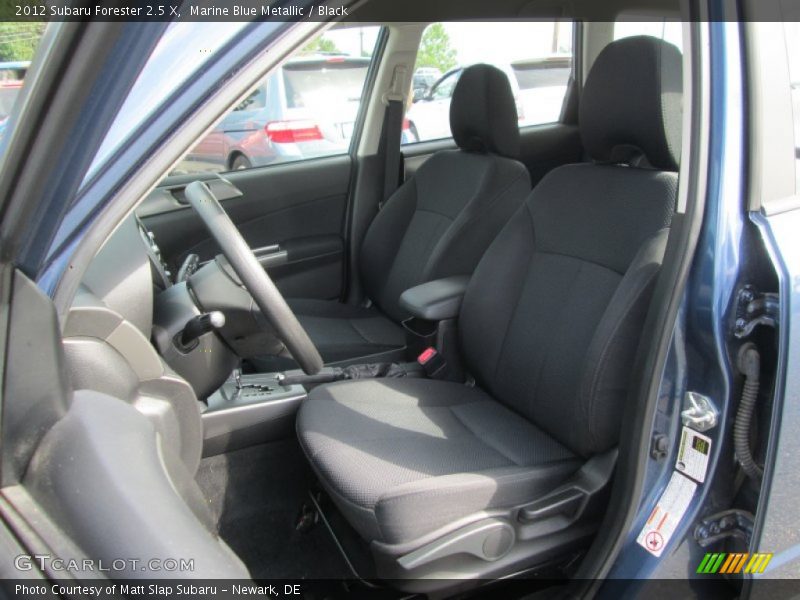 Marine Blue Metallic / Black 2012 Subaru Forester 2.5 X