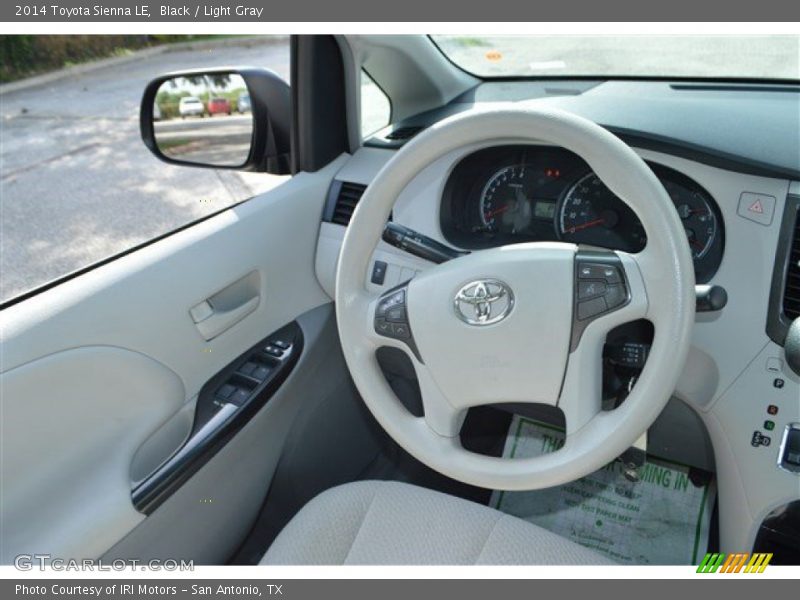 Black / Light Gray 2014 Toyota Sienna LE