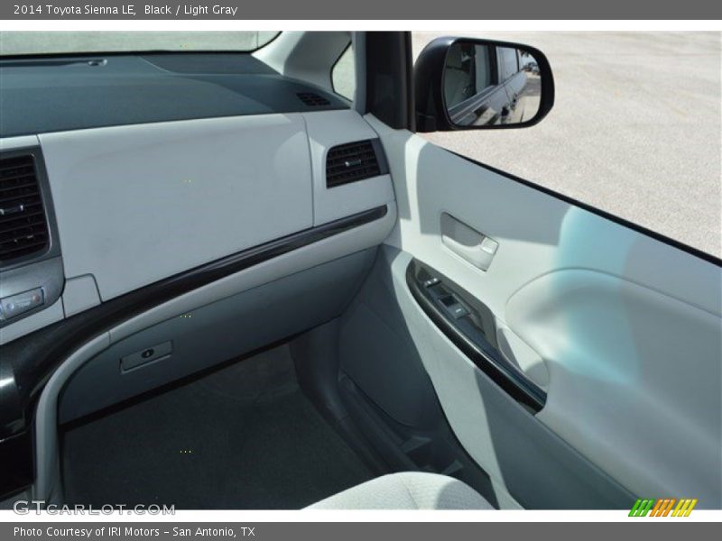 Black / Light Gray 2014 Toyota Sienna LE