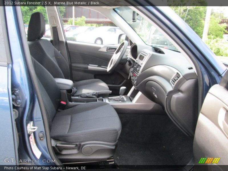 Marine Blue Metallic / Black 2012 Subaru Forester 2.5 X