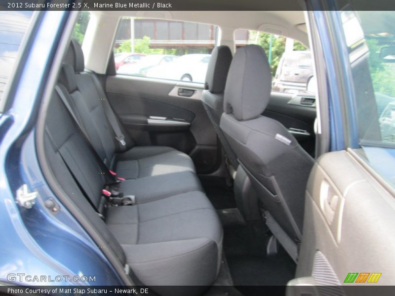 Marine Blue Metallic / Black 2012 Subaru Forester 2.5 X