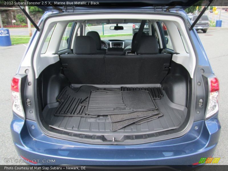Marine Blue Metallic / Black 2012 Subaru Forester 2.5 X