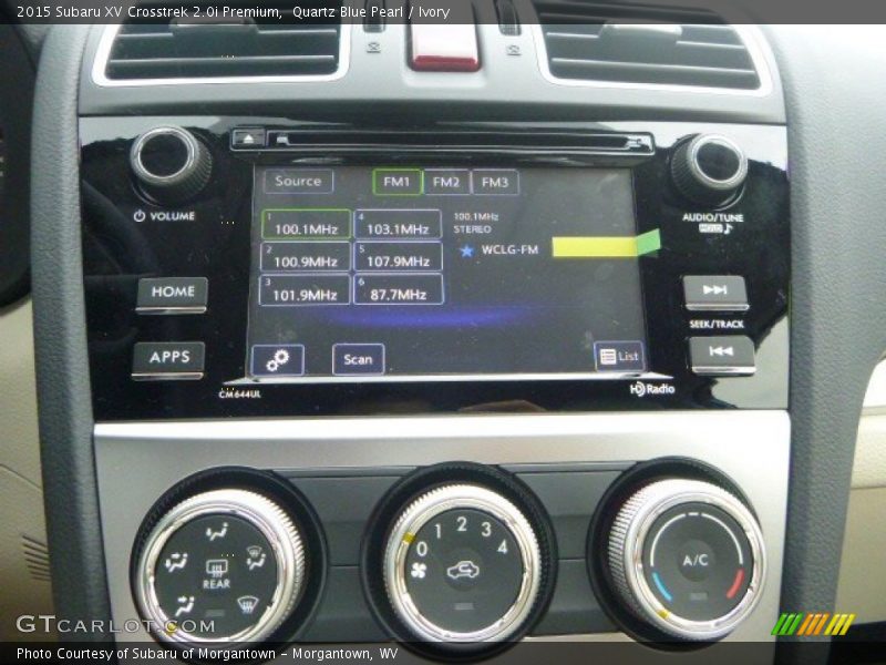 Quartz Blue Pearl / Ivory 2015 Subaru XV Crosstrek 2.0i Premium