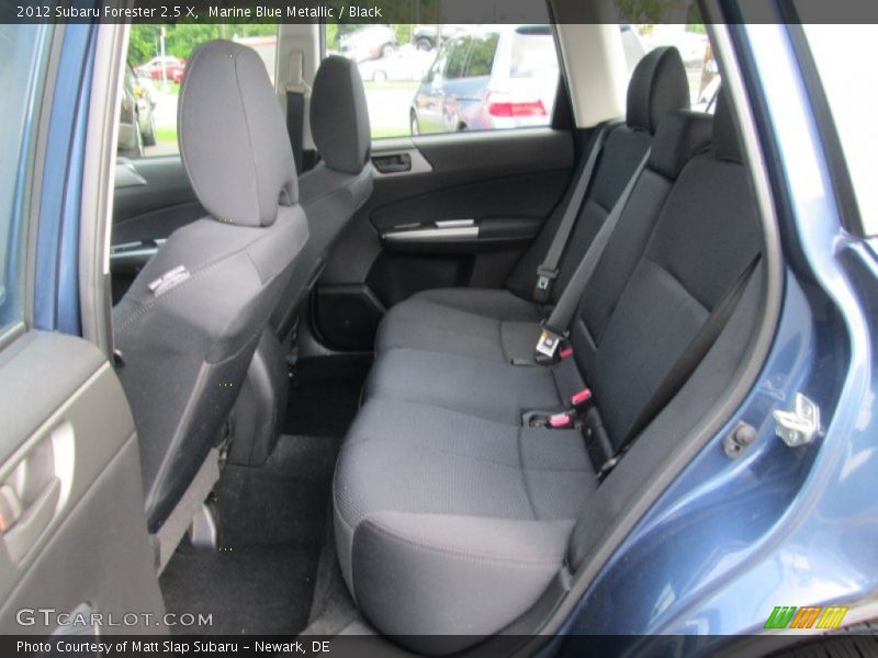 Marine Blue Metallic / Black 2012 Subaru Forester 2.5 X