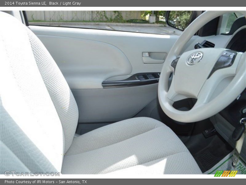 Black / Light Gray 2014 Toyota Sienna LE